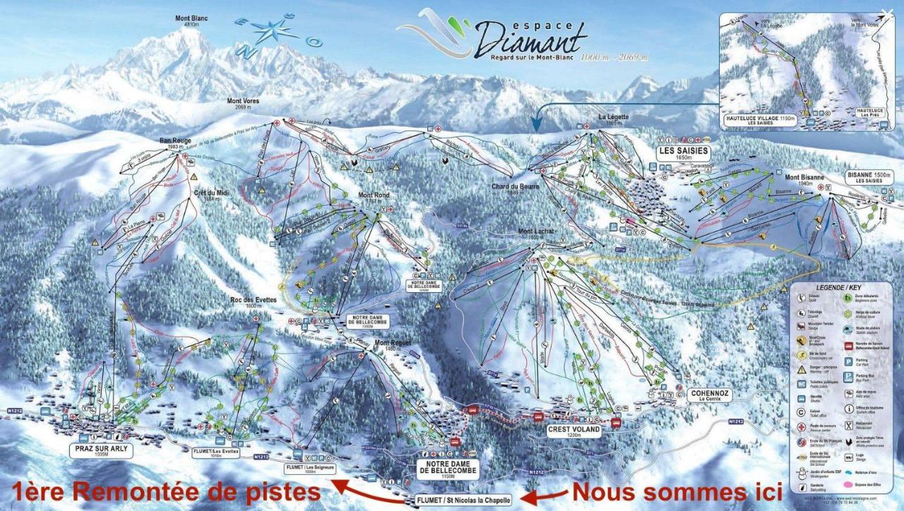 La Taniere De Sven - Vue Montagne Apartment Saint-Nicolas-la-Chapelle  ภายนอก รูปภาพ